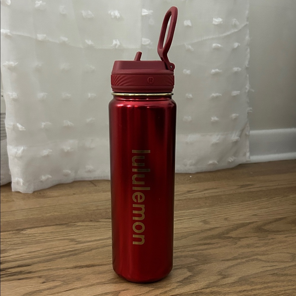 lululemon athletica Red Water Bottle